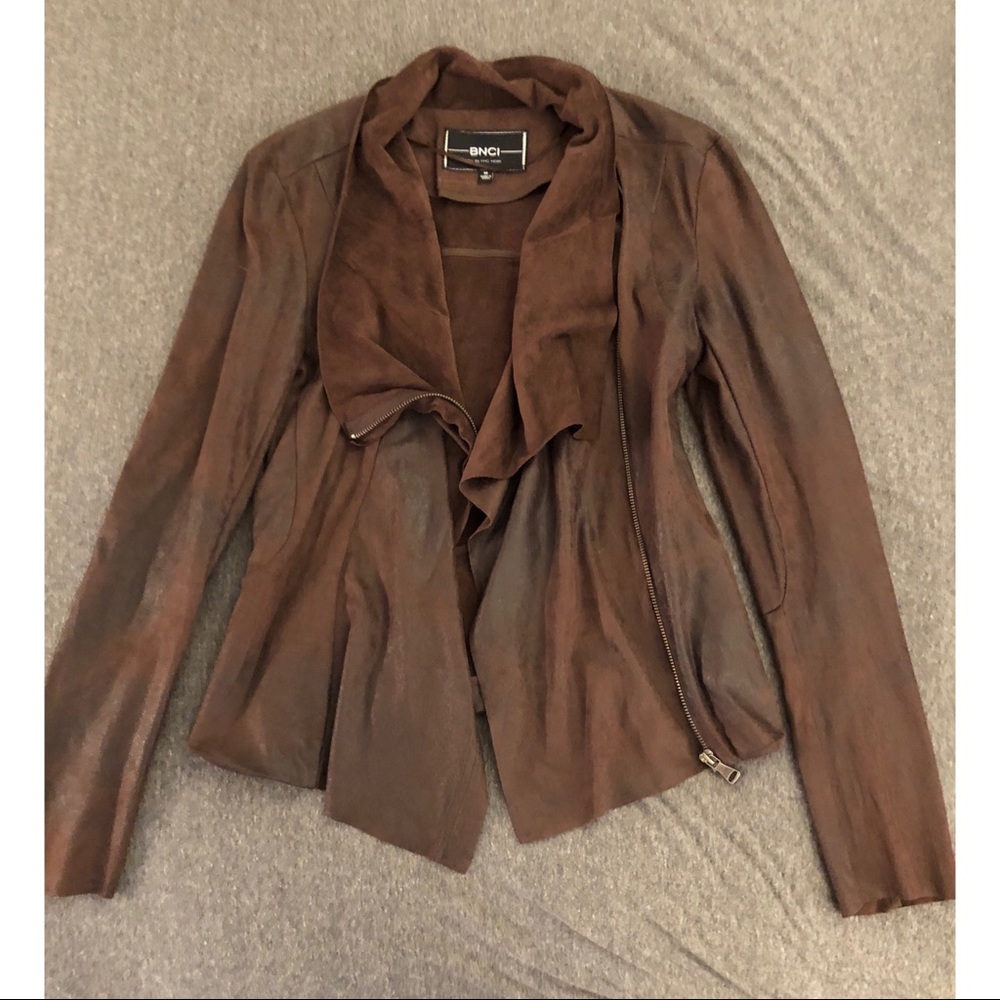 Brown vegan jacket M